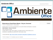 Tablet Screenshot of ambienteoffice.com.br
